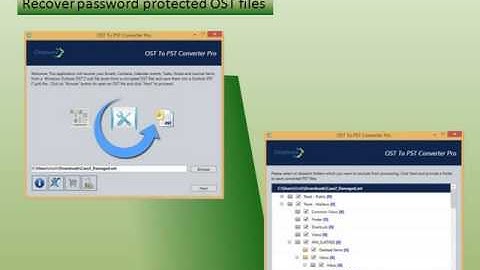 convert ost file to pst file and  ost and pst files