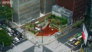 銀座に公園誕生　ソニービル跡地