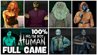 No, I'm Not A Human 100% Full Gameplay Walkthrough + All 10 Endings/All Achievements (No Commentary)