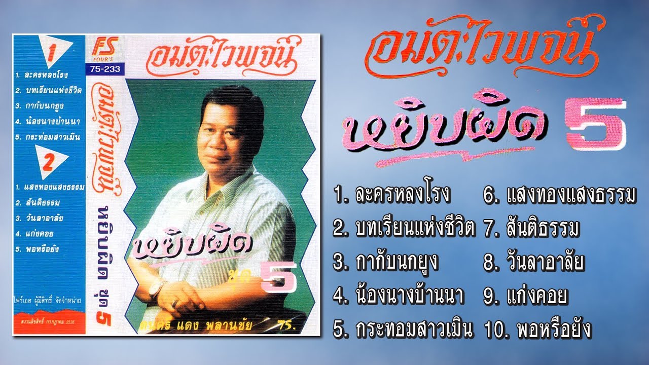 อมตะไวพจน์ ชุด หยิบผิด 5 [Official Playlist]