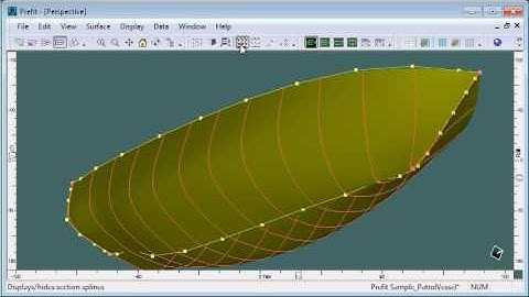 MAXSURF Modeler  - Fitting Existing Designs