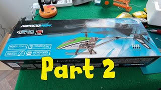 Part 2 Nincoair AluTwin G 340 40MHz 3ch helicopter REVISITED 20210406