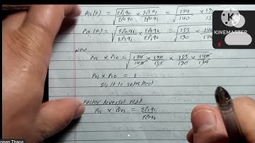Index number; fisher method / time reversal test and factor reversal test