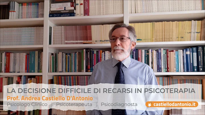 La decisione difficile di recarsi in Psicoterapia ...
