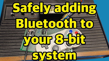Building a bluetooth joystick adaptor for your 8-bit system.