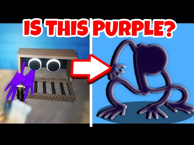 Is THIS PURPLE from ROBLOX RAINBOW FRIENDS?! 