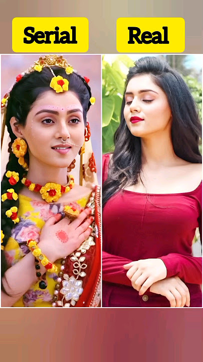 Radha Krishna Serial Character in Real Life ❤️❤️ Beautiful Pics 🥰🥰 #radhakrishna #serial #song