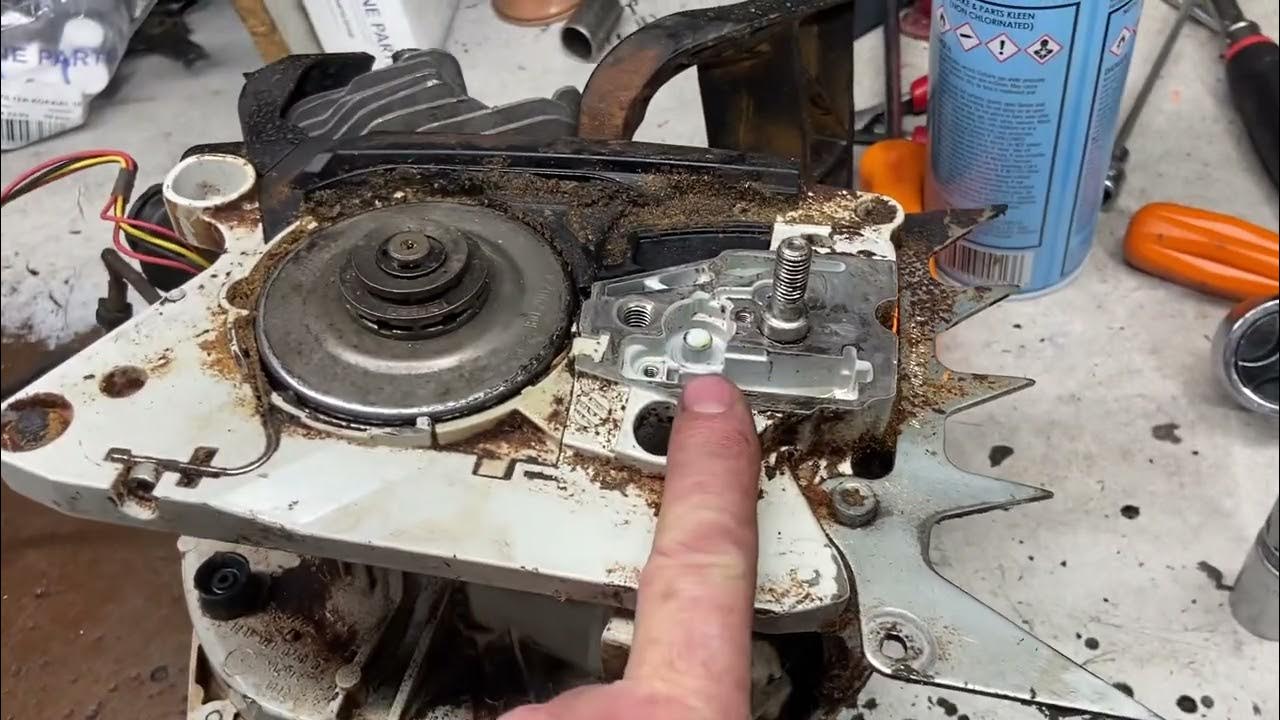 Donny walkers chainsaws showing stihl 500i bar stud problem YouTube