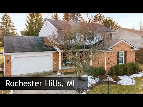 743 Denham Ln, Rochester Hills, MI home video tour