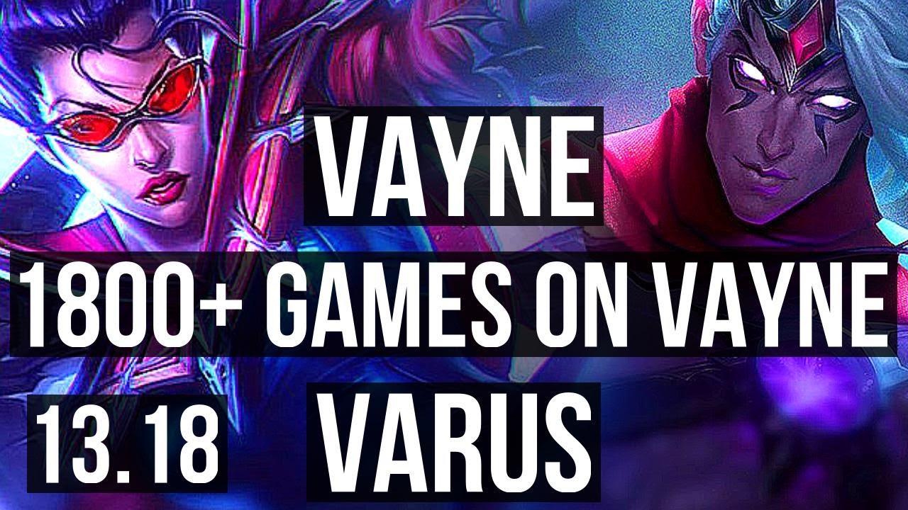 VAYNE & Zilean vs VARUS & Karma (ADC) | 2.5M mastery, 1800+ games, 4/2/15 | NA Challenger | 13.18