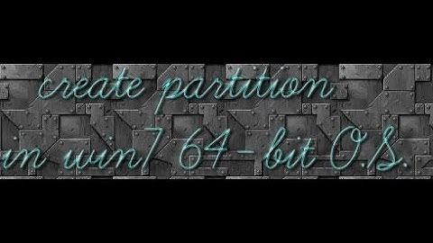 How to make partition in windows 7 without formatting