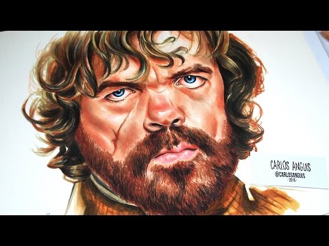 Drawing Tyrion Lannister (Dibujando a Tyrion Lannister)