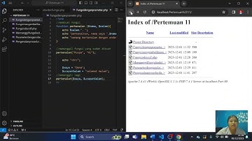 Pemahaman Prosedur Dan Fungsi Pemograman PHP