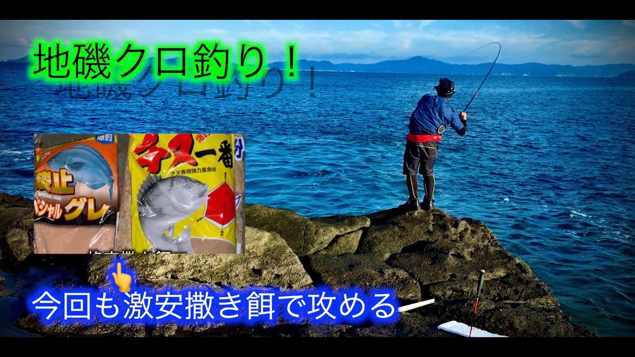 またまた激安撒き餌で 地磯チャレンジ Youtube