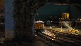 St Marys railroad museum N scale yard operations 29 Oct