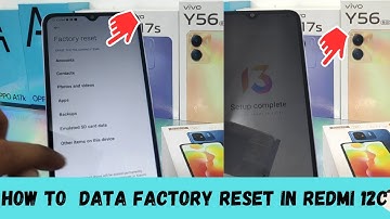 How to data factory reset in REDMI 12C| Factory reset Xiaomi Redmi 12C