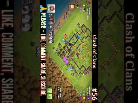 Clash of Clans, ELECTRIC DRAGON attack on Home base, amazing loots, #clashofclans, #shorts,