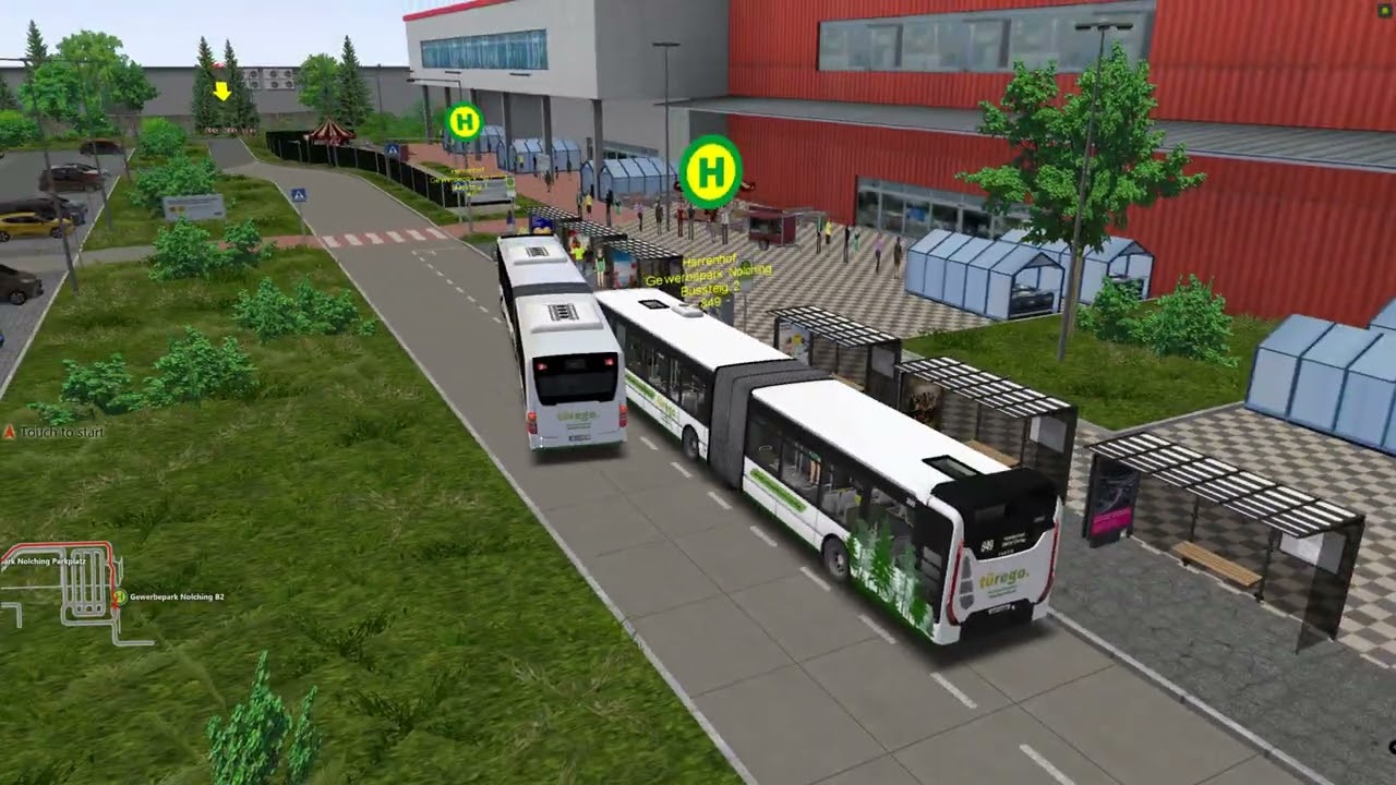 Omsi 2. Hohenkirchen: Line 849 Gewerbepark Nolching-Gasthof Dernau.