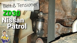 Nissan Patrol ZD30 Tensioner and Belt Replacement