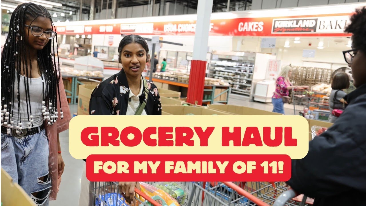 Costco Grocery Haul for a Family of 11 | One Week = $____ 😳
