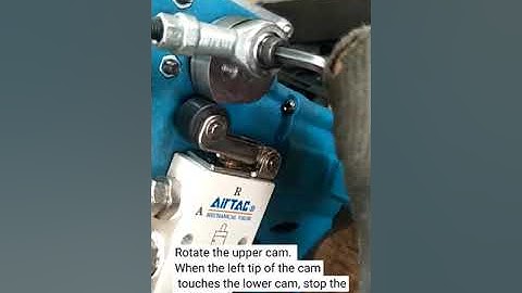 Trouble shooting AK III, the correct position of the blade