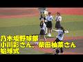 乃木坂野球部小川彩さん、柴田柚菜さん始球式／2026.3.29 ZOZOマリンスタジアム
