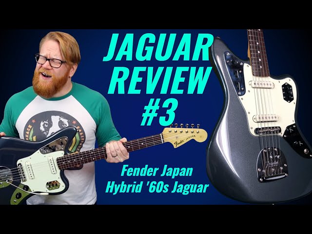 JAGUAR REVIEW #3: Fender Japan Hybrid '60s in Charcoal Frost Metallic