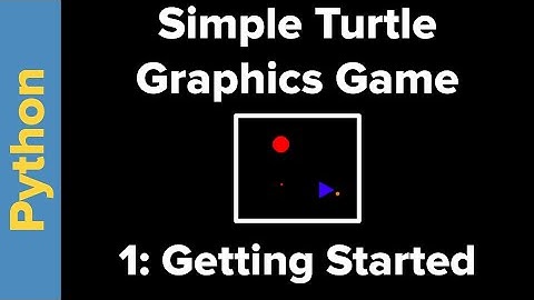 Simple Python Turtle Graphics Game (Part 1)