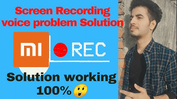 redmi note 4 screen recorder voice problem | mi screen recorder voice not working
