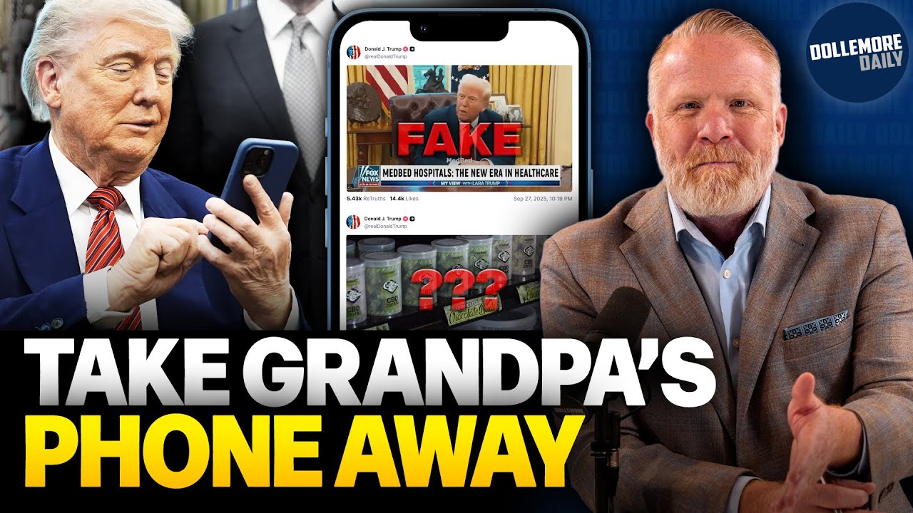 HE'S PANICKED: Donald Trump Posts (THEN DELETES) Conspiracy Video About Alien Technology "MedBeds!"