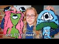how to make the cool rugs from tiktok (punch needle rug)