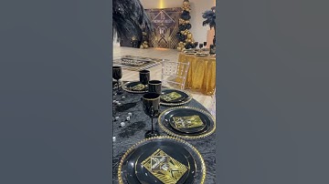 Great Gatsby Theme Party Decor #viral #viralvideo #viralshort #greatgatsby #greatgatsbyparty #diy