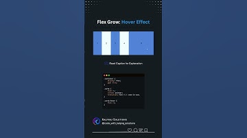 🔍 Flex Grow Hover Effect with CSS | Smooth Expansion Animation Tutorial #webdevelopment