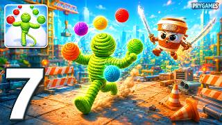 Rope Man Run: Yarn Hero Game - Gameplay Walkthrough Part 7 - Grow Rope Giant (Android, iOS) screenshot 2