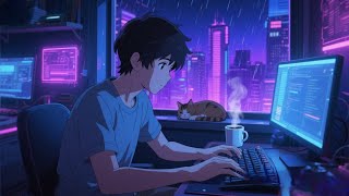 Neon Syntax – Chill Lofi Coding in a Futuristic City