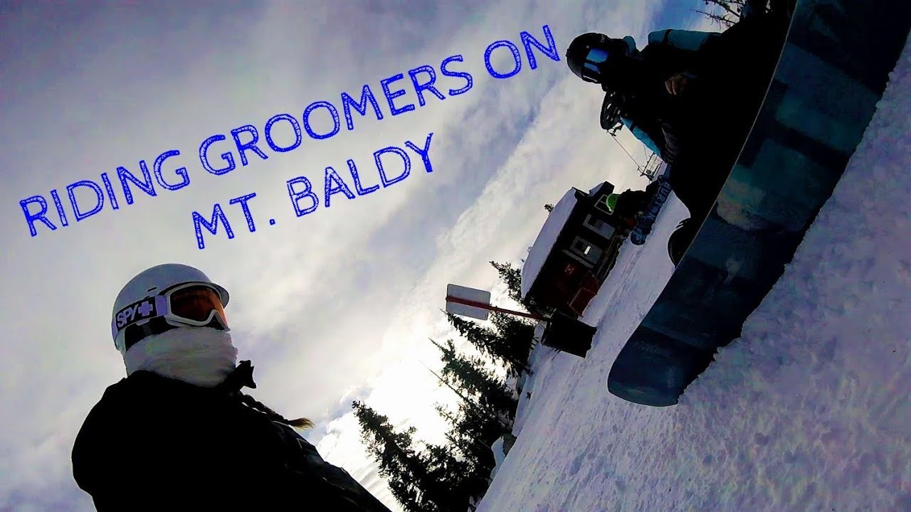 Riding Groomers Snowboarding at Mt Baldy B C YouTube