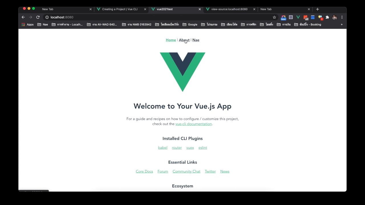 วิธีติดตั้ง Vue CLI 3 & สร้างโปรเจค Creating a Project ใหม่ ง่ายๆ ...