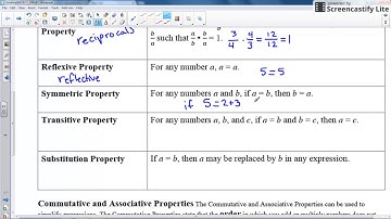 lesson 1.3 Properties of numbers