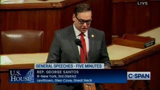 Robert Garcia has introduced a privileged resolution on the House floor to expel George Santos