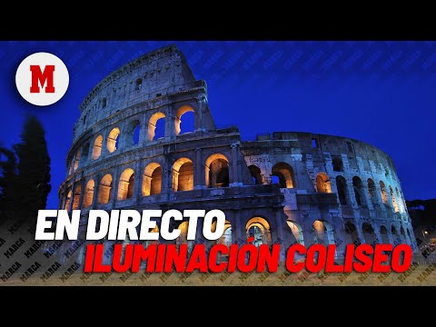 EN DIRECTO | El Coliseo se ilumina de azul por el día de Europa en vivo