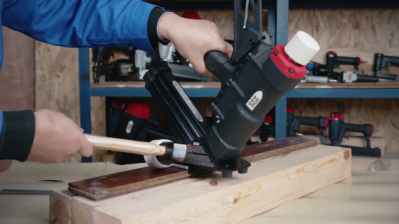 3PLUS 2-in-1 Pneumatic Flooring Nailer/Stapler HFSNSP