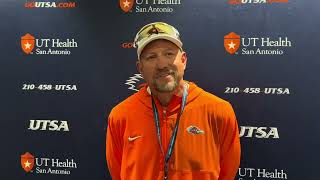 UTSA Head Coach Jeff Traylor Post Practice Interview 12.19.25