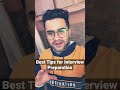 Best Tips for Interview Preparation 🔥 #shorts