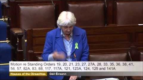 17 October Dáil Standing Orders Motion Maureen O