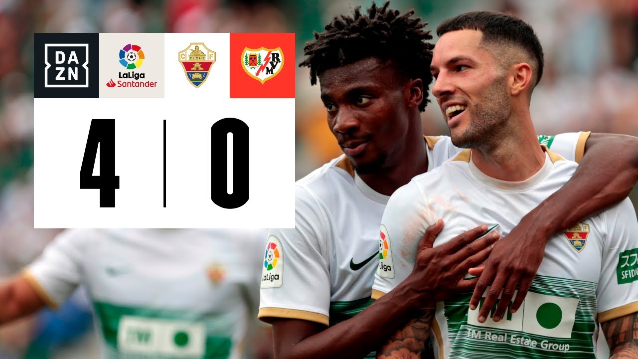 Elche CF vs Rayo Vallecano (4-0) | Resumen y goles | Highlights LaLiga ...