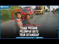 1 Pelaku Lagi Detik-detik Penangkapan Preman Lempar Kaca Truk Pakai Batu