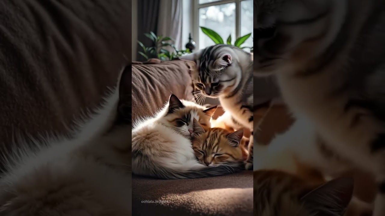 কিউট বিড়ালের মজার রান্না ও কান্ডকারখানা 🤍🐱  Cute White Cat   Relaxing Animal Video #