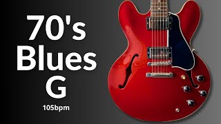 Clapton-style Funk Blues Guitar Backing Track in G Major