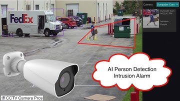 AI Security Camera Intrusion Alarm / Person Detection