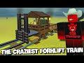 I Built the ULTIMATE Forklift Train in Dead Rails!!
